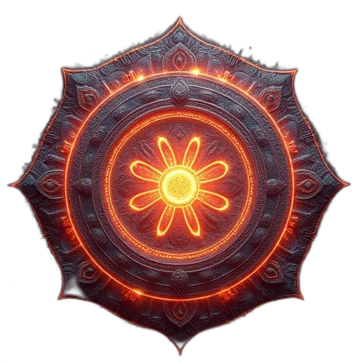 flower, weapon, crown, staff transparent PNG cut-out