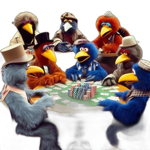 concept art, animated, bird, characters transparent PNG cut-out