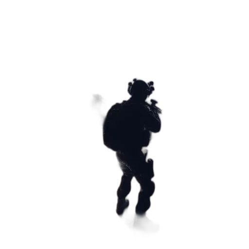 robot, staff, weapon, creature transparent PNG cut-out