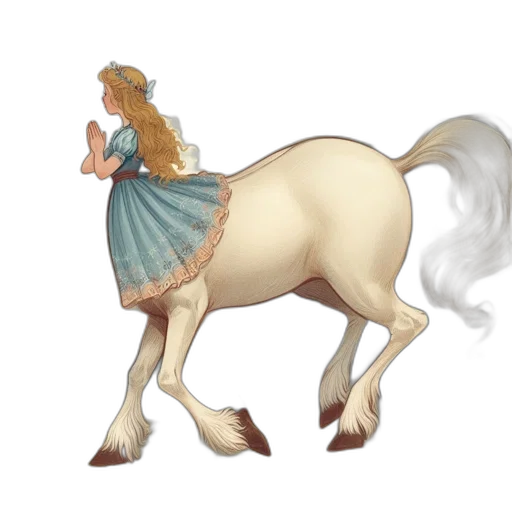 animal, dress, staff, creature transparent PNG cut-out
