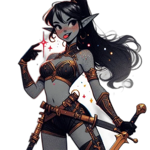 comic book art, fantasy art, concept art, pixel art transparent PNG cut-out