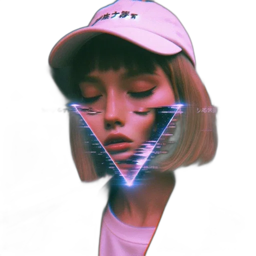 hat, face, robot, jacket transparent PNG cut-out