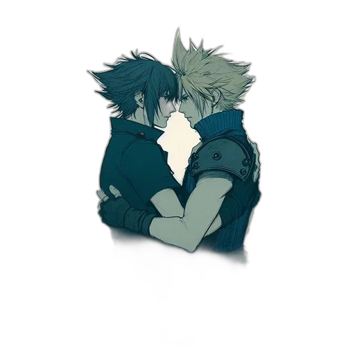 mask, jacket, pixel art, watercolor transparent PNG cut-out