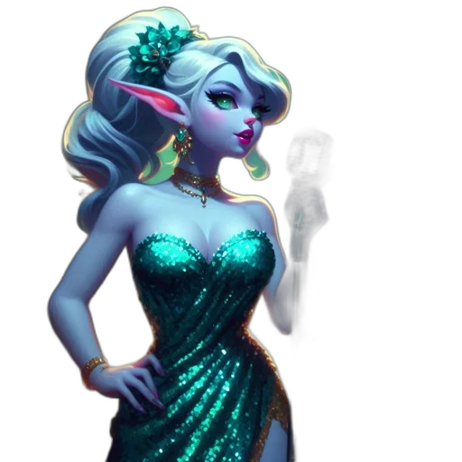 dress, concept art, fantasy art, 3d render transparent PNG cut-out