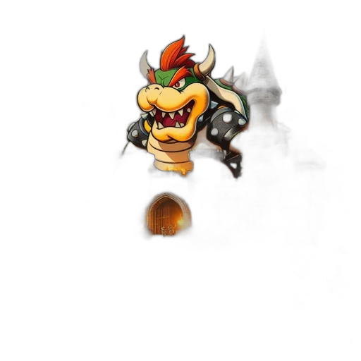 dragon, weapon, staff, mask transparent PNG cut-out