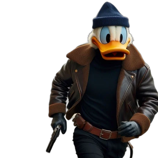jacket, animal, weapon, 3d render transparent PNG cut-out