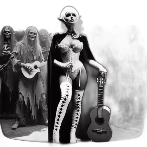 concept art, glamorous, blonde, woman transparent PNG cut-out