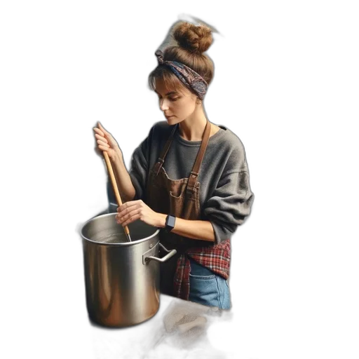 staff, hat, food, jewelry transparent PNG cut-out