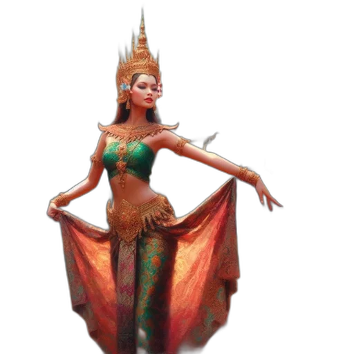 staff, dress, crown, concept art transparent PNG cut-out