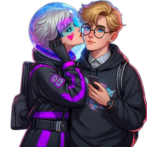 pixel art, vaporwave, fantasy art, cyberpunk transparent PNG cut-out