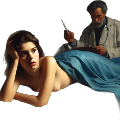 dress, oil painting, photorealistic, concept art transparent PNG cut-out