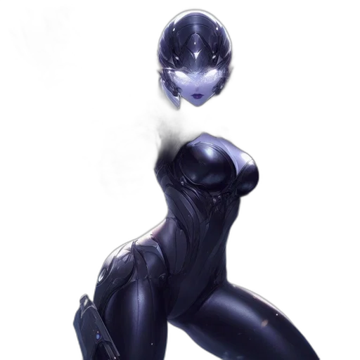 robot, dress, mask, creature transparent PNG cut-out