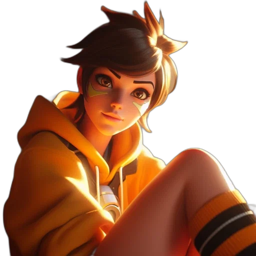 jacket, staff, face, weapon transparent PNG cut-out