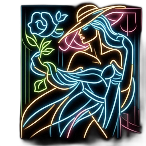 jewelry, flower, vaporwave, fantasy art transparent PNG cut-out