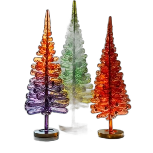 tree, three, large, colorful transparent PNG cut-out