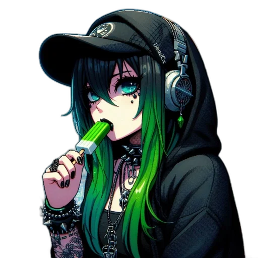 staff, jacket, weapon, hat transparent PNG cut-out
