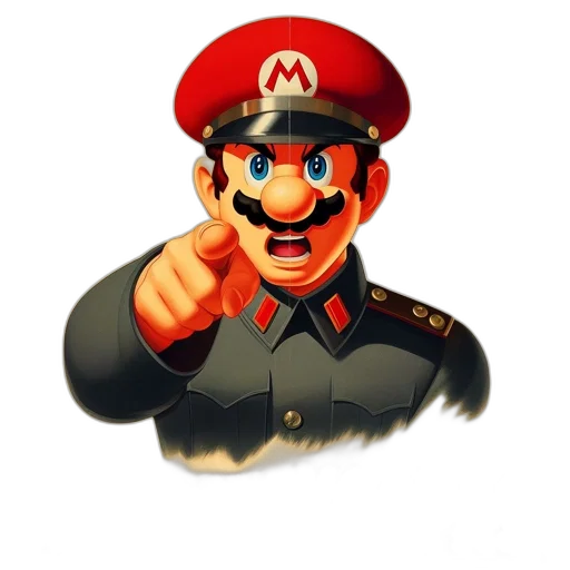weapon, hat, face, staff transparent PNG cut-out