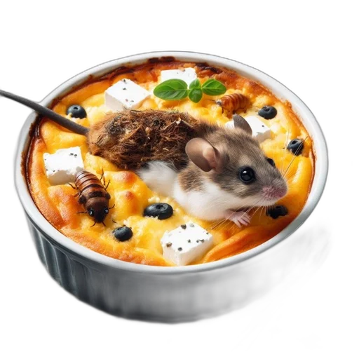 food, animal, photorealistic, 3d render transparent PNG cut-out