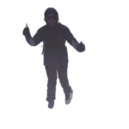 jacket, mask, staff, robot transparent PNG cut-out