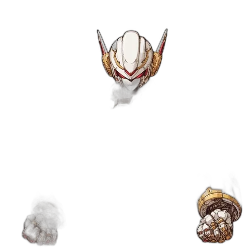 mask, crown, creature, dragon transparent PNG cut-out