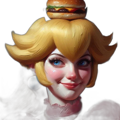 food, face, crown, concept art transparent PNG cut-out