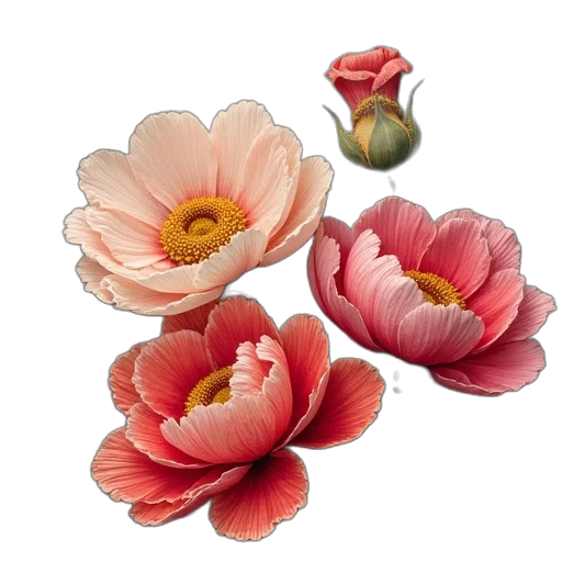 flower, jewelry, crown, photorealistic transparent PNG cut-out