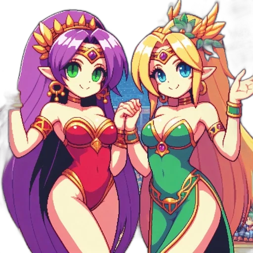 crown, pixel art, fantasy art, anime transparent PNG cut-out