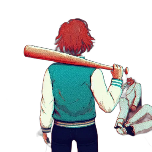 sword, staff, weapon, jacket transparent PNG cut-out