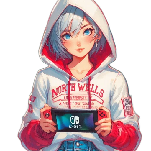 jacket, robot, weapon, face transparent PNG cut-out