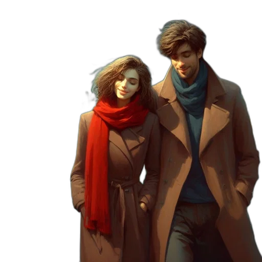 jacket, concept art, comic book art, fantasy art transparent PNG cut-out