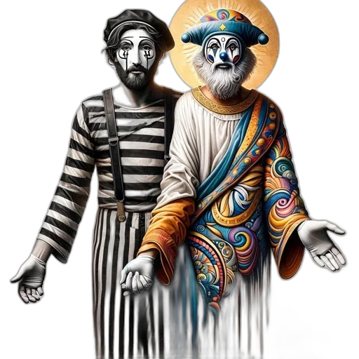 concept art, fantasy art, photorealistic, two transparent PNG cut-out