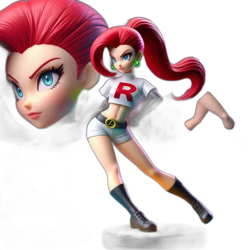 3d render, concept art, cartoon, comic book art transparent PNG cut-out