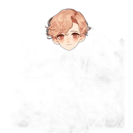 hair, staff, mask, creature transparent PNG cut-out