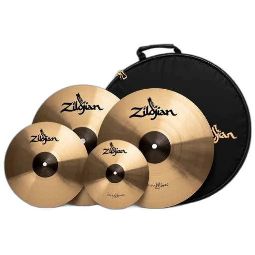 set, five, zildjian, cymbals transparent PNG cut-out