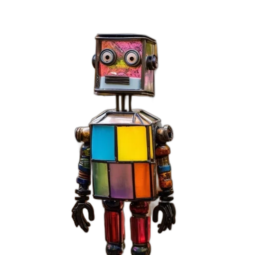 robot, staff, animal, face transparent PNG cut-out