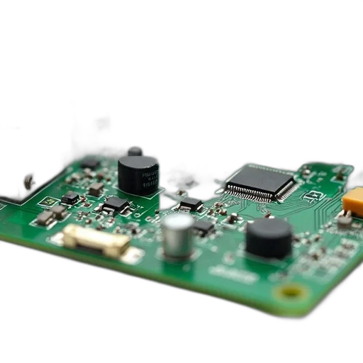 close-up, image, circuit, board transparent PNG cut-out