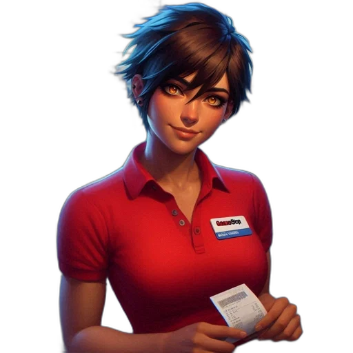staff, face, jacket, weapon transparent PNG cut-out