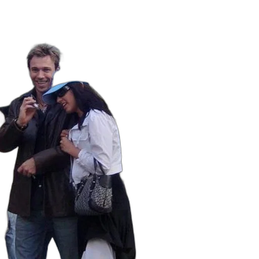 umbrella, jacket, staff, fog transparent PNG cut-out