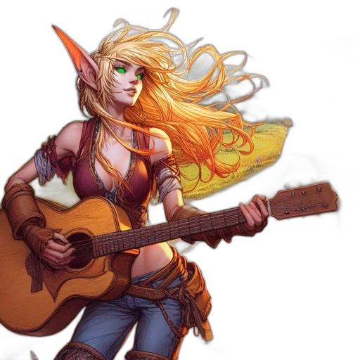 fantasy art, concept art, pixel art, comic book art transparent PNG cut-out
