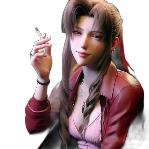 jacket, staff, jewelry, face transparent PNG cut-out