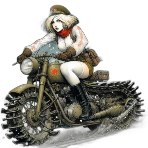 weapon, car, concept art, comic book art transparent PNG cut-out