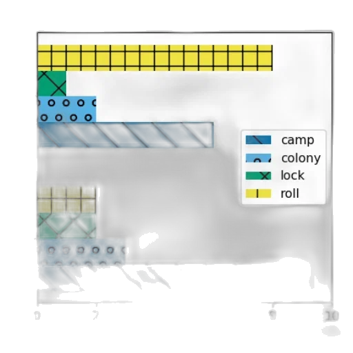 robot, fog, blue, monochrome transparent PNG cut-out