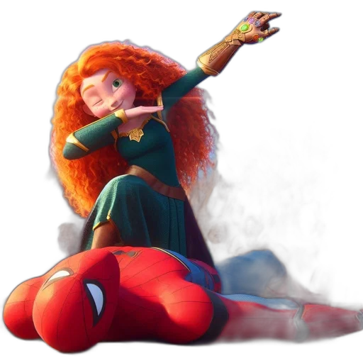 dress, dragon, hair, concept art transparent PNG cut-out