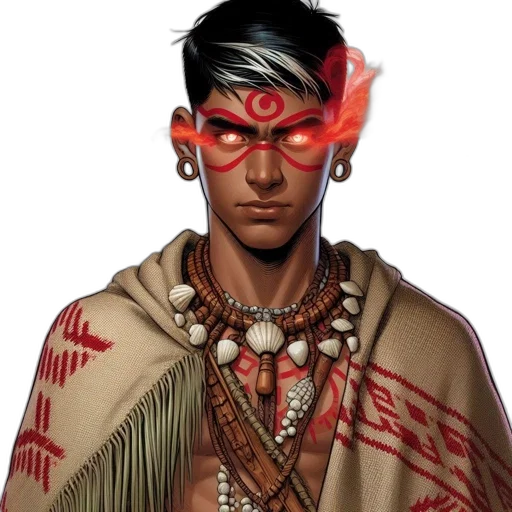 jewelry, staff, face, mask transparent PNG cut-out