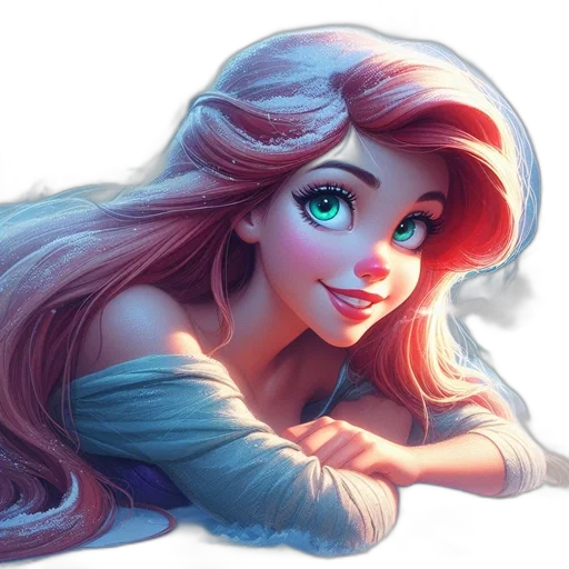 face, hair, dress, fantasy art transparent PNG cut-out