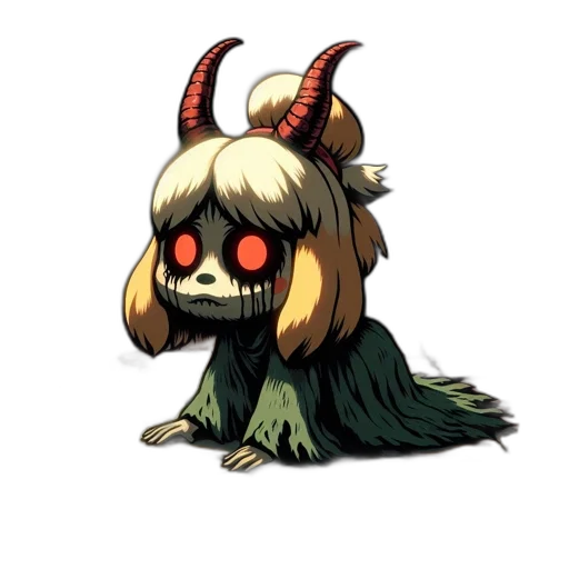creature, mask, staff, animal transparent PNG cut-out