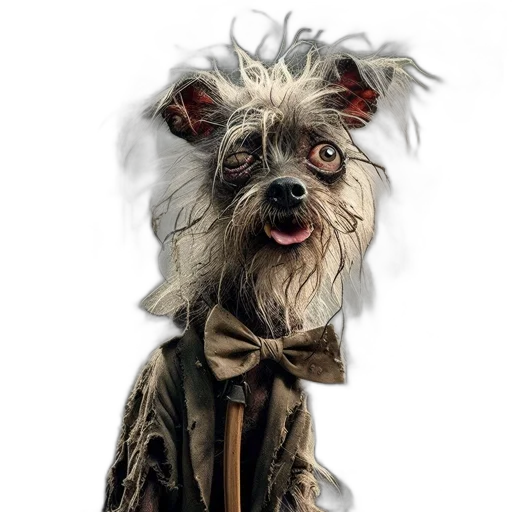 staff, animal, creature, jacket transparent PNG cut-out