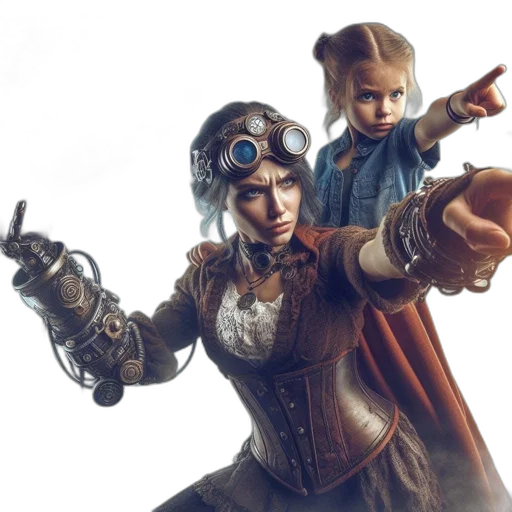 concept art, fantasy art, photorealistic, 3d render transparent PNG cut-out