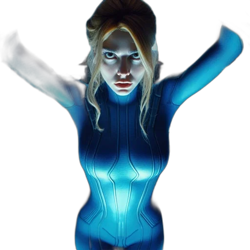 dress, robot, concept art, 3d render transparent PNG cut-out