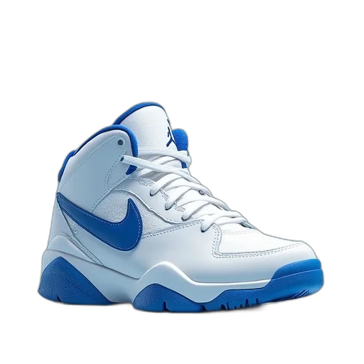 shoes, blue, white, baseball transparent PNG cut-out